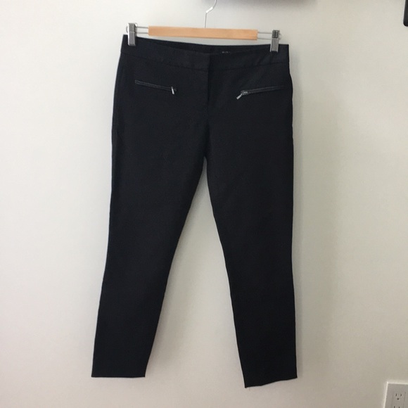Club Monaco crop black Emily pant - size 0 - Picture 1 of 4